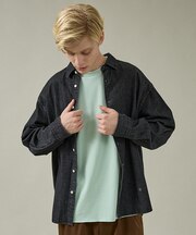 7.5オンス オーバーサイズ デニムシャツ / ライトオンスデニム