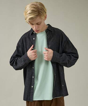 7.5オンス オーバーサイズ デニムシャツ / ライトオンスデニム