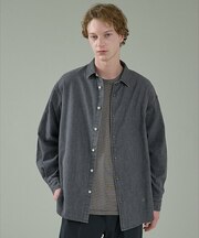 7.5オンス オーバーサイズ デニムシャツ / ライトオンスデニム