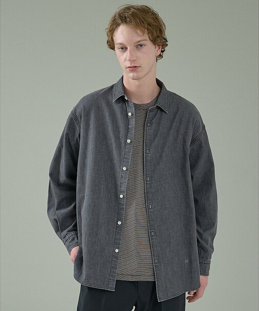 7.5オンス オーバーサイズ デニムシャツ / ライトオンスデニム