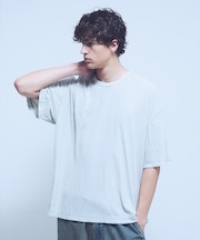 エアプリーツ ストレッチ 半袖Tシャツ / オーバーサイズ