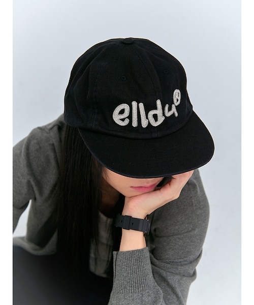 elldu（エルドゥ）ポケットキャンプキャップ EEE刺繍入り（チャコール） elldu（エルドゥ）ポケットキャンプキャップ EEE刺繍入り