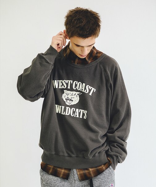 【MIXTA/ミクスタ】CREW NECK SWEAT/クルーネック/ WEST