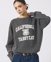 【MIXTA/ミクスタ】TABBY CAT CREW NECK SWEAT /M