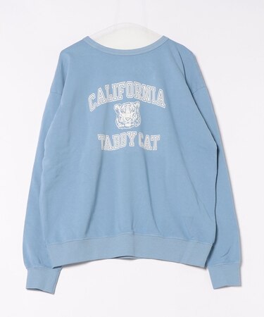 【MIXTA/ミクスタ】TABBY CAT CREW NECK SWEAT /M