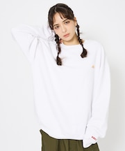 【KELTY / ケルティ】ミニロゴ クルーネックスウェット KE2521306