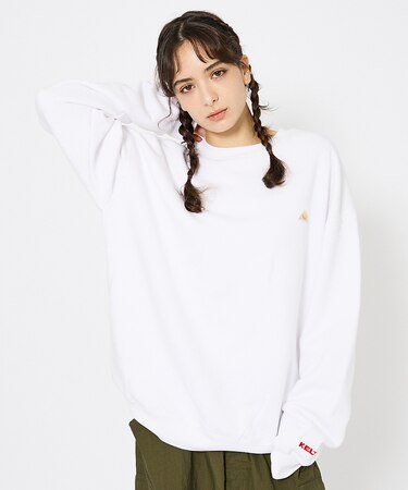 【KELTY / ケルティ】ミニロゴ クルーネックスウェット KE2521306