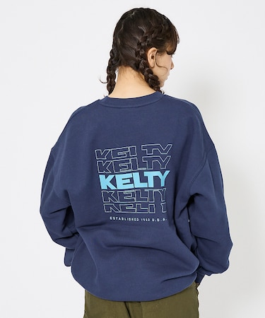 【KELTY / ケルティ】バックタイポロゴ/アーバンタイポロゴ/クルーネックス