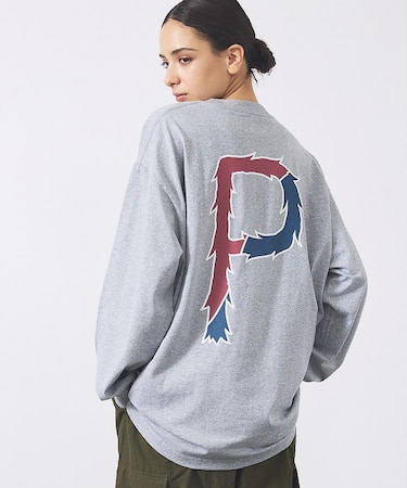 【POLER/ポーラー】BIG LOGO CREW/ビッグロゴ クルーネック ロ