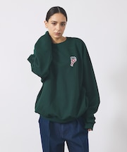 【POLER/ポーラー】BIG LOGO CREW/ビッグロゴ クルーネックスウ