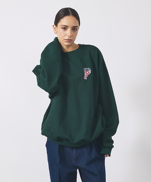 【POLER/ポーラー】BIG LOGO CREW/ビッグロゴ クルーネックスウ