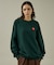 【POLER / ポーラー】HEART LOGO EMBROIDERY CREW