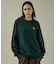 【POLER / ポーラー】HEART LOGO EMBROIDERY CREW