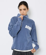 【JOHNBULL/ジョンブル】ARMY スウェットハーフジップ /プルオーバー