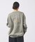【POLER/ポーラー】EMB PIGMENT DYE CREW/ピグメント加工