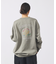 【POLER/ポーラー】EMB PIGMENT DYE CREW/ピグメント加工