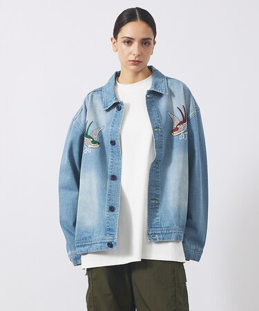 【YOIDORE / ヨイドレ】Tibetan Denim Jacket / チ