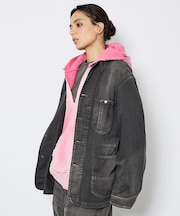 【Johnbull/ジョンブル】ガーメントダイ カバーオール / ユニセックス/