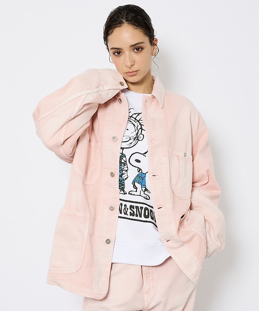 【Johnbull/ジョンブル】ガーメントダイ カバーオール / ユニセックス/