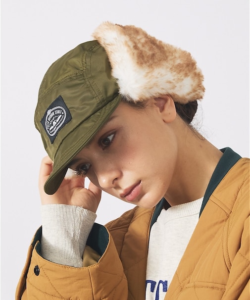 【POLER / ポーラー】FLIGHT NYLON FUR FLAP / フラ