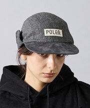 【POLER / ポーラー】TWEED FLAP CAP / ツイード フラップ