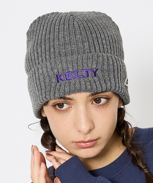 【KELTY / ケルティ】Embroidery Logo Knit Cap /
