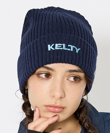 【KELTY / ケルティ】Embroidery Logo Knit Cap /
