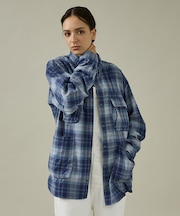 【NANGA/ナンガ】FADE TARTAN CHECK CAMP SHIRT/