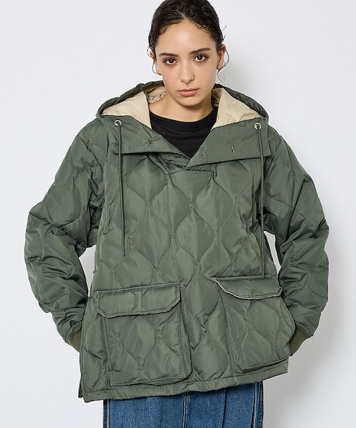 【TAION / タイオン】ミリタリー ダウンフーディー/ダウン/プルオーバー/