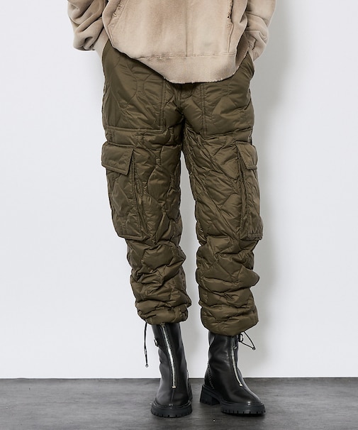 【TAION / タイオン】ミリタリー カーゴ ダウンパンツ/防寒/保温性/ユニ