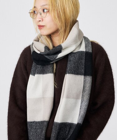 【TWEEDMILL / ツイードミル】Lambswool Scarf  / ラ