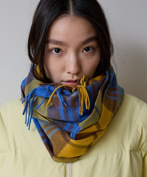 【TWEEDMILL / ツイードミル】Lambswool Scarf  / ラ