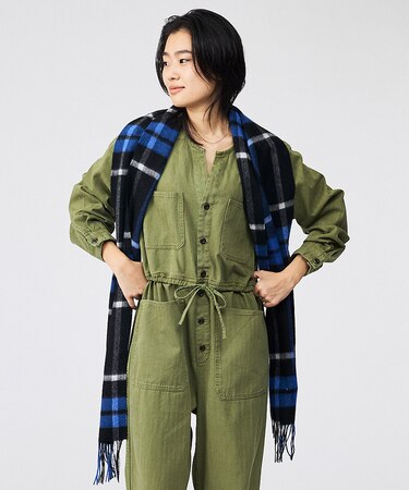 【TWEEDMILL / ツイードミル】Lambswool Scarf  / ラ