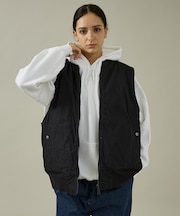 【MADE IN STANDARD】 BLACK MA-1 VEST REVER