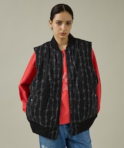 【MADE IN STANDARD】PRINTED MA-1 VEST REVE