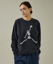 【THRIFTY LOOK 】JUMP SKULL CREW SWEAT/ユーズ