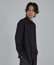 【AH ABAHOUSE】ルーズフィット ロングスリーブシャツ