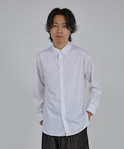【AH ABAHOUSE】ルーズフィット ロングスリーブシャツ