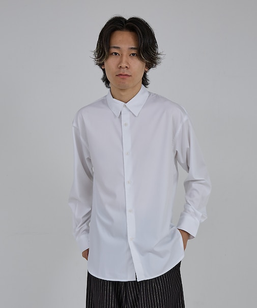 【AH ABAHOUSE】ルーズフィット ロングスリーブシャツ