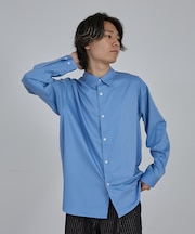 【AH ABAHOUSE】ルーズフィット ロングスリーブシャツ
