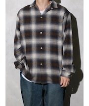 【TOWNCRAFT 】60‘SLOOP COLLAR NEL OMBRE SH