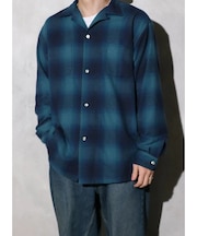 【TOWNCRAFT 】60‘SLOOP COLLAR NEL OMBRE SH