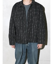 【PENNY‘S】PRINTED ENGINEER SHORT JACKET/ミ
