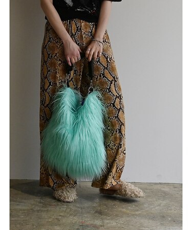 【cheek/チーク】monster one shoulder/ファーバッグ/シ