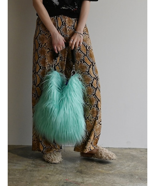 【cheek/チーク】monster one shoulder/ファーバッグ/シ