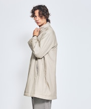 ワッシャーナイロン 中綿パデットコート / Padded Half Coat /