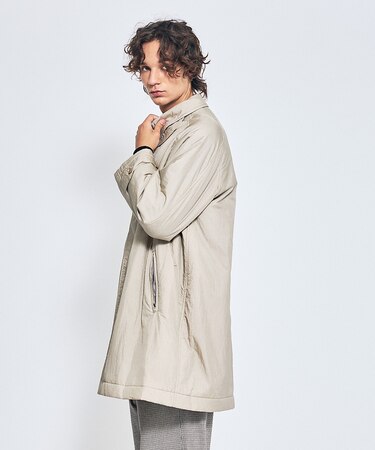 ワッシャーナイロン 中綿パデットコート / Padded Half Coat /