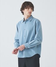 【定番】レギュラーカラーストライプシャツ