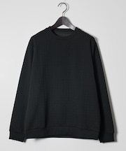 【ソフトタッチ】フクレジャガード 千鳥柄 長袖Tシャツ