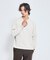 アイレットベロア　クルーネック長袖Tシャツ